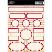 Jenni Bowlin Studio - Label Stickers - Red, CLEARANCE