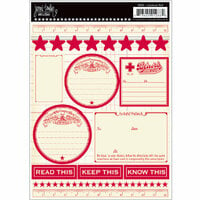 Jenni Bowlin Studio - Apothecary Stickers - Red, CLEARANCE