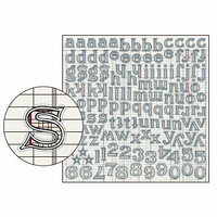Jenni Bowlin Studio - Large Alphabet Stickers - Black Ledger, CLEARANCE