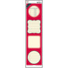 Jenni Bowlin Studio - Label Strip Stickers - Red, CLEARANCE