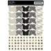 Jenni Bowlin Studio - Cardstock Stickers - Butterfly Banner - Black