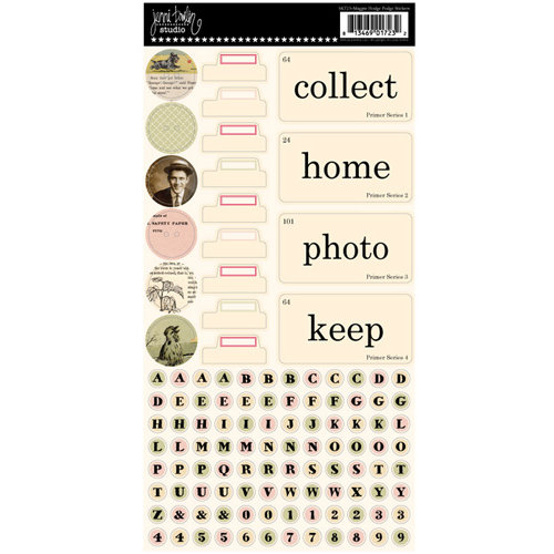 Jenni Bowlin Studio - Cardstock Stickers - Hodge Podge - Magpie