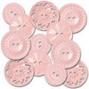 Jenni Bowlin Studio - Vintage Style Buttons - Pink, CLEARANCE