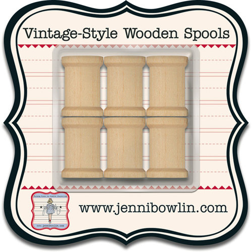Jenni Bowlin Studio - Vintage Style Wooden Spools
