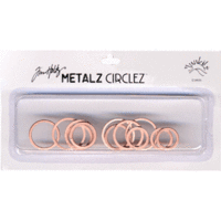 Junkitz - Tim Holtz Metalz Circlez - Matte Copper, CLEARANCE