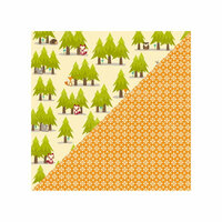 Jillibean Soup - Happy Camper Stew Collection - 12 x 12 Double Sided Paper - 3 Parts Critters
