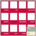 Jillibean Soup - Placemats - 12 x 12 Die Cut Red Paper - Merry Frames