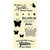 Jillibean Soup - Clear Acrylic Stamp Set - Large - Butterflies