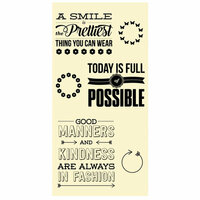 Jillibean Soup - Clear Acrylic Stamp Set - Large - Today Is Full Of Possible