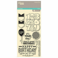 Jillibean Soup - Birthday Bisque Collection - Clear Acrylic Stamps - Large