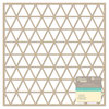 Jillibean Soup - Placemats - 12 x 12 Die Cut Paper - Kraft - Triangles
