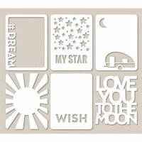 Jillibean Soup - Mini Placemats - 3 x 4 Die Cut Cards - Star Light, Star Bright