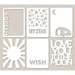 Jillibean Soup - Mini Placemats - 3 x 4 Die Cut Cards - Star Light, Star Bright