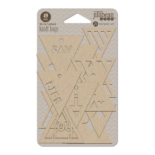 Jillibean Soup - Kraft Tags - Triangle