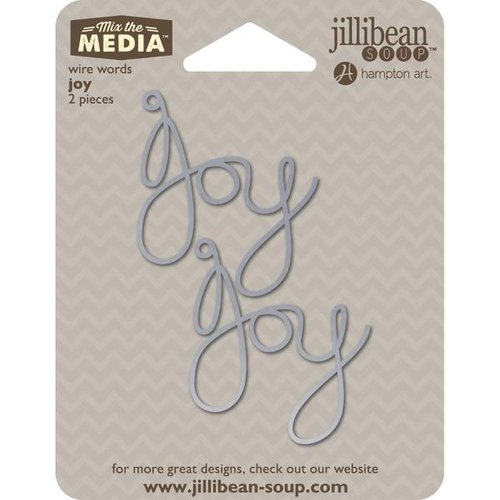 Jillibean Soup - Mix the Media Collection - Wire Words - Joy