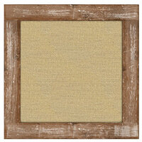 Jillibean Soup - Mix the Media Collection - 12 x 12 Burlap Weathered Frame