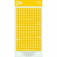 Jillibean Soup - Cardstock Stickers - Mini Alphabet - Yellow