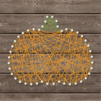 Jillibean Soup - Halloween - DIY String Art - Pumpkin - Solid