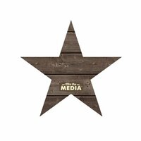 Jillibean Soup - Mix the Media Collection - Wood Plank - Star
