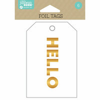 Jillibean Soup - Foil Tags - Hello