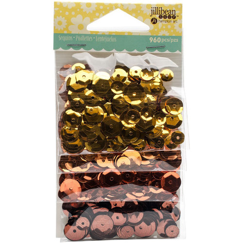 Jillibean Soup - Shaker Sequin Fillers - Oranges