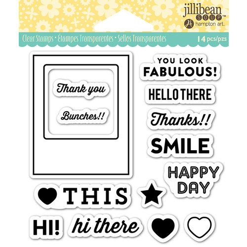 Jillibean Soup - Shaker Clear Acrylic Stamps - Fabulous