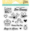 Jillibean Soup - Shaker Clear Acrylic Stamps - Love Bug