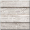 Jillibean Soup - Mix the Media Collection - 3D Wood Plank - 12 x 12 - White