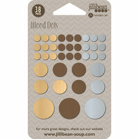 Jillibean Soup - Mushroom Medley Collection - Wood Dots