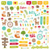 Jillibean Soup - Mushroom Medley Collection - Pea Pod Parts - Die Cut Cardstock Pieces - Shapes