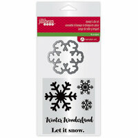 Jillibean Soup - Holiday Collection - Christmas - Die and Clear Acrylic Stamp Set - Winter Wonderland
