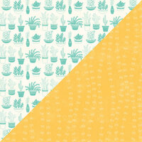 Jillibean Soup - Hardy Hodgepodge Collection - 12 x 12 Double Sided Paper - Pinch of Plants