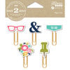 Jillibean Soup - Day 2 Day Collection - Paper Clips - Glasses
