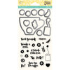 Jillibean Soup - Shaker Die and Clear Acrylic Stamp Set - Latte