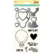 Jillibean Soup - Shaker Die and Clear Acrylic Stamp Set - Watts Up