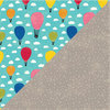 Jillibean Soup - Rainbow Roux Collection - 12 x 12 Double Sided Paper - Drop of Fantasy