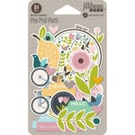 Jillibean Soup - Spoonful of Soul Collection - Pea Pod Parts - Die Cut Cardstock Pieces