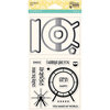 Jillibean Soup - Shaker Die and Clear Acrylic Stamp Set - Spin Wheel