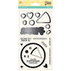 Jillibean Soup - Shaker Die and Clear Acrylic Stamp Set - Pizza