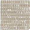 Jillibean Soup - Alphabeans Collection - Corrugated Alphabet - Kool Kraft