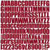 Jillibean Soup - Alphabeans Collection - Corrugated Alphabet - Rockin' Red