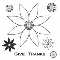 Jillibean Soup - Clear Acrylic Stamps - Give Thanks