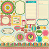 Jillibean Soup - Sweet and Sour Soup Collection - Pea Pods - 12 x 12 Die Cut Paper - Shapes