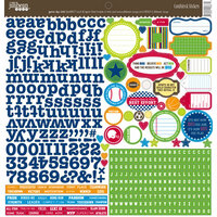 Jillibean Soup - Game Day Chili Collection - 12 x 12 Cardstock Stickers