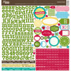 Jillibean Soup - Coconut Lime Soup Collection - 12 x 12 Cardstock Stickers