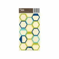 Jillibean Soup - Cardstock Stickers - Hexagon - Remember