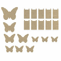 Jillibean Soup - Corrugated Shapes Collection - Butterflies