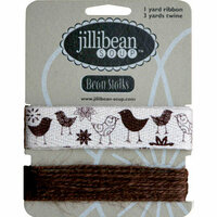 Jillibean Soup - Bean Stalks Collection - Ribbon - Birds
