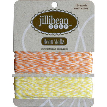 Jillibean Soup - Bean Stalks Collection - Bakers Twine - Orange and Yellow