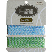 Jillibean Soup - Bean Stalks Collection - Bakers Twine - Turquoise and Green